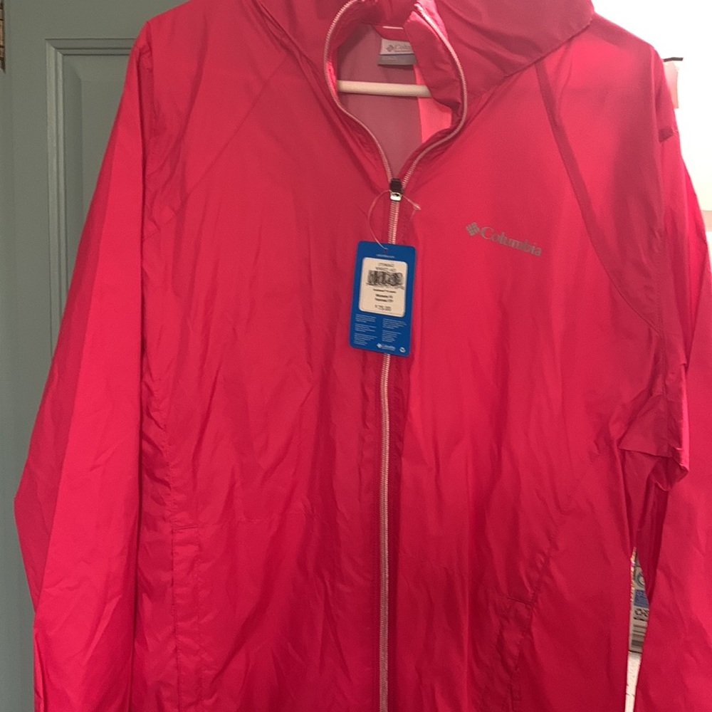 Columbia Pink Waterproof Hooded Jacket - Picture 4 of 4